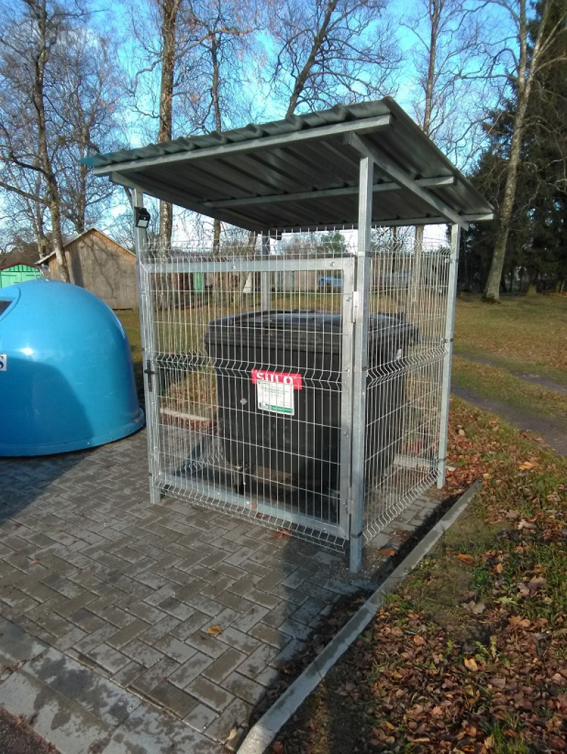 Šilalės rajone įrengtos 34 antžeminės konteinerių aikštelės